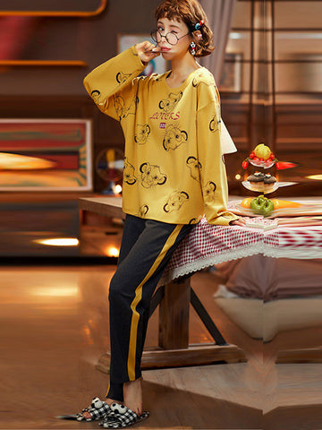 Lovers 520 Printed Pj Suit